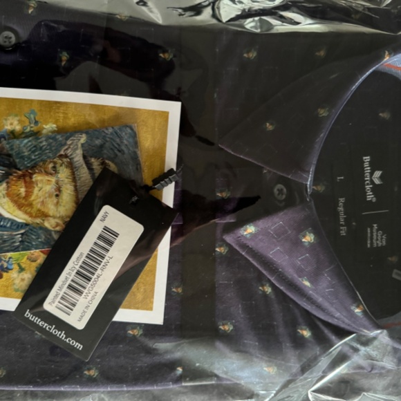 Buttercloth Van Gogh Long Sleeve Shirt - Picture 5 of 7